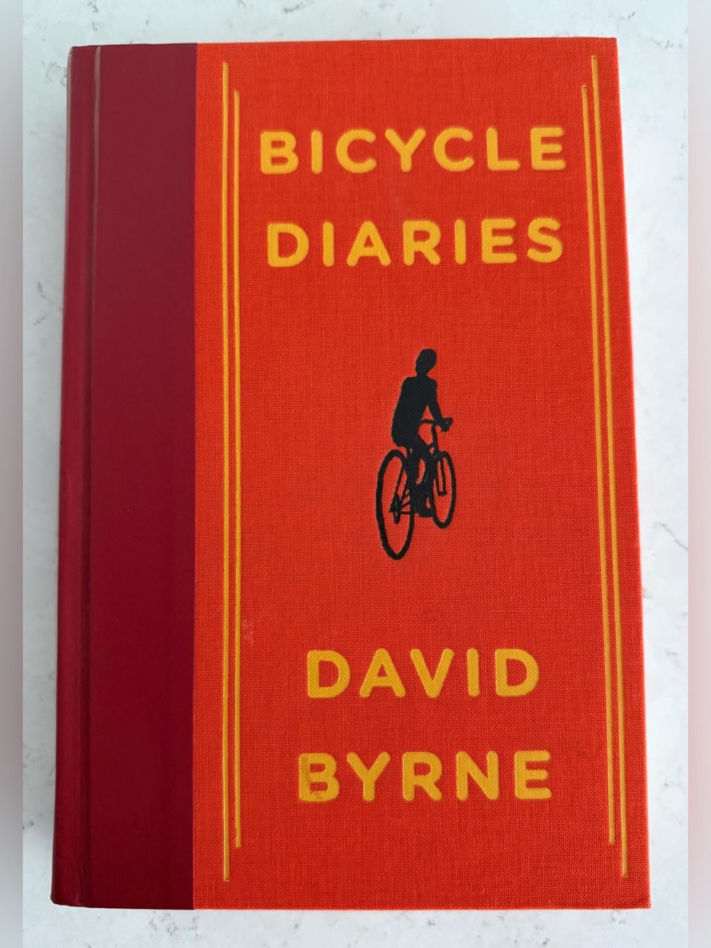 David Byrne “bicycle diaries” hardcover book